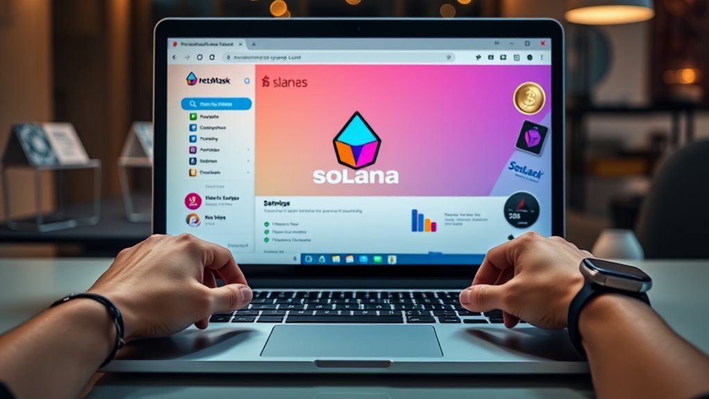 configure metamask for solana
