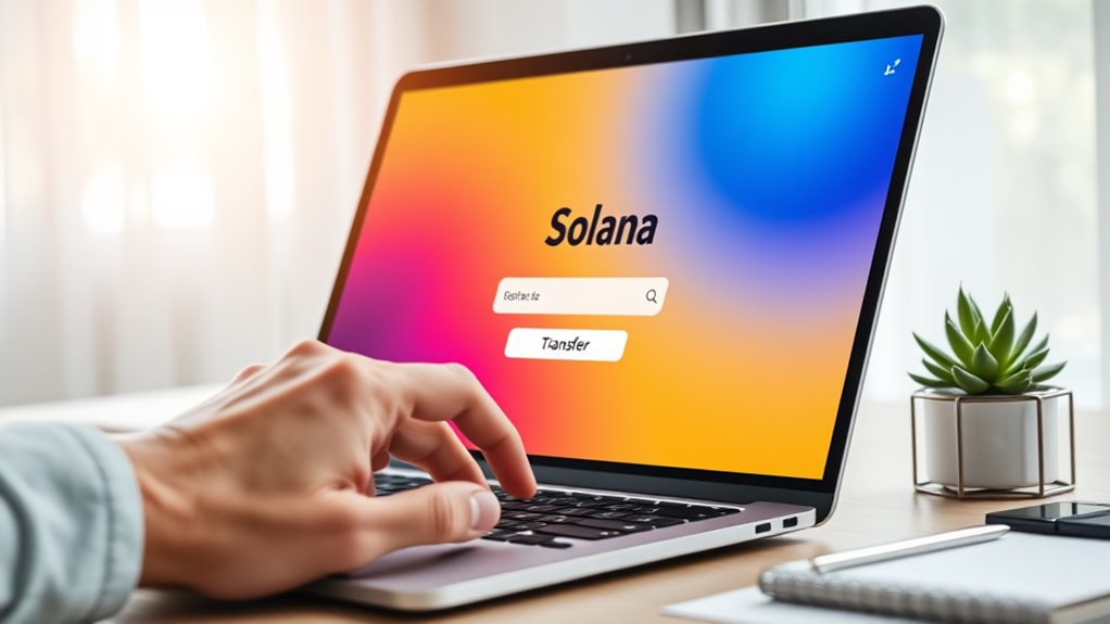 transfer solana tokens securely